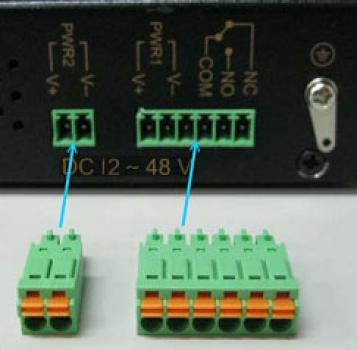 VDSL2 Master/Slave Modem VC-412 ohne Management mit Tragschienenmontage und Long Range Modus